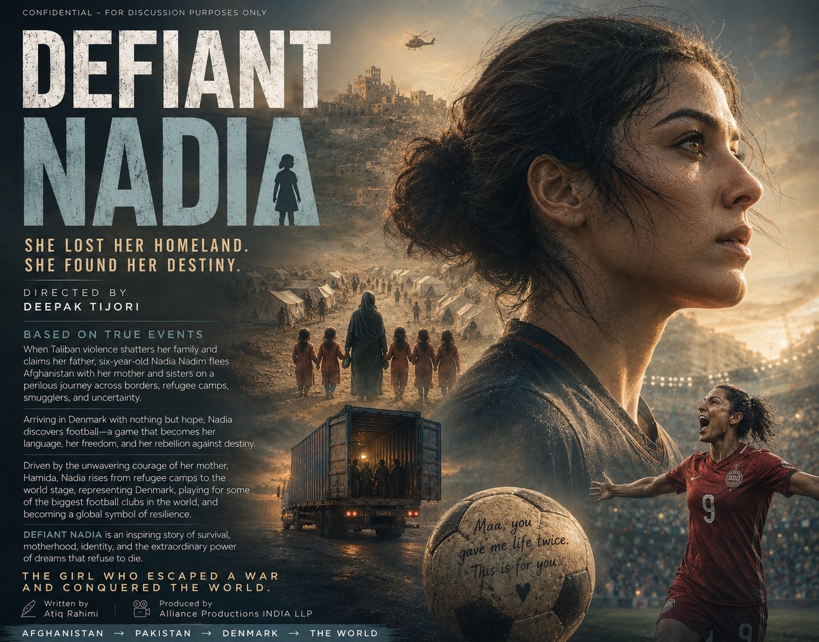 Defiant Nadia — official poster