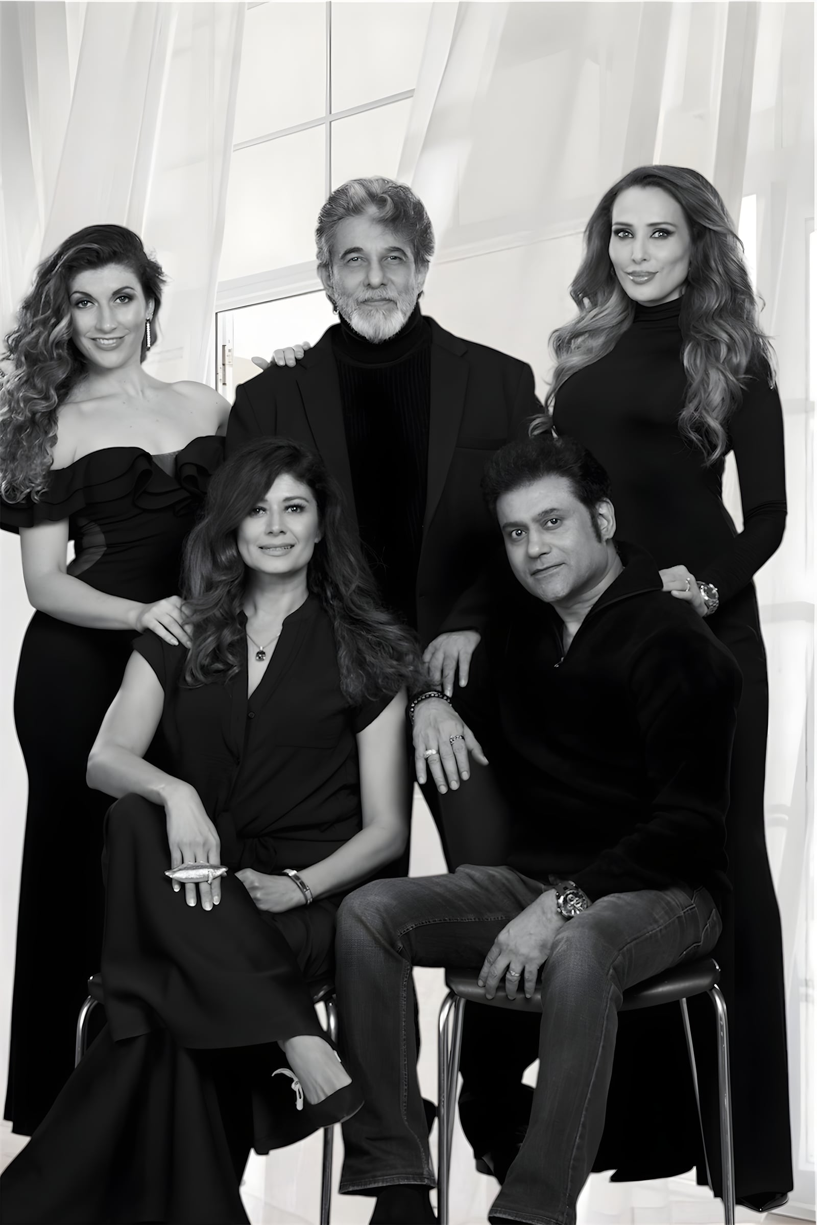 The cast and director of Echoes of Us